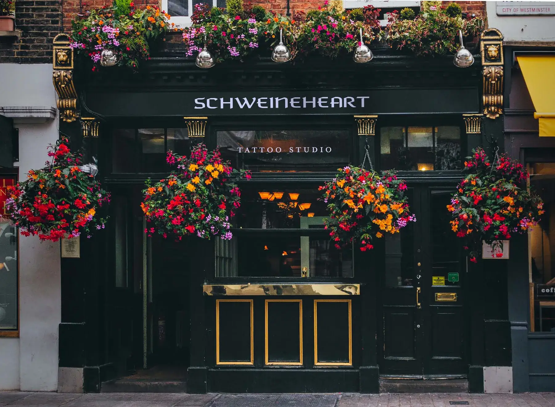 The Schweineheart tattoo studio shopfront